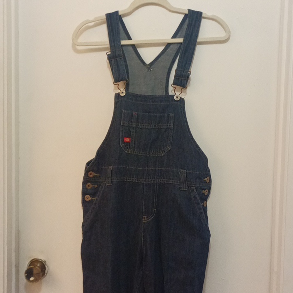 Dickies Red Tag Blue Denim Overalls. - Picture 2 of 10